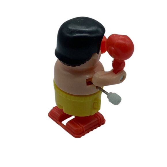 Vtg 1980s Tomy Bumbling Boxing Windup Figure Wind-Up Boxer Toy 3" DOES NOT WORK - Picture 2 of 4